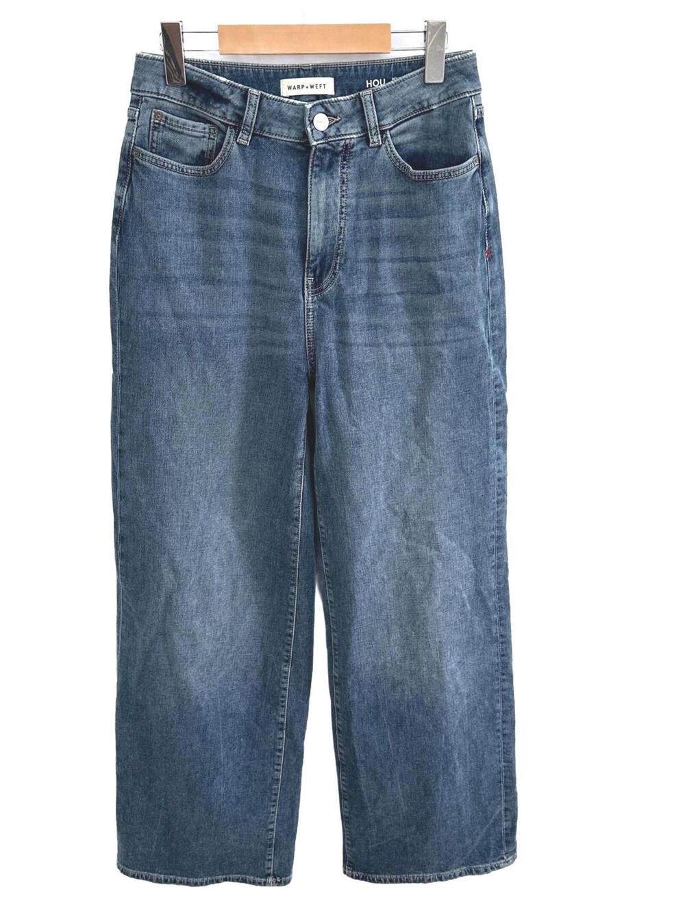 Warp+Weft Women's Houston Relaxed Wide Leg High-Rise Jeans -  Size 6/28
